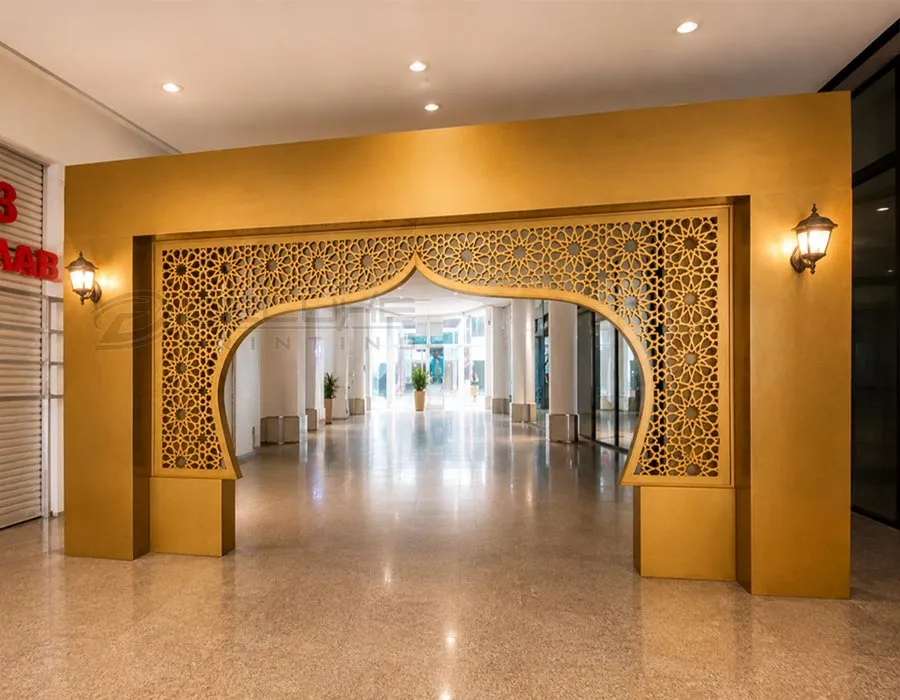 Wooden Backdrop With Base Dubai