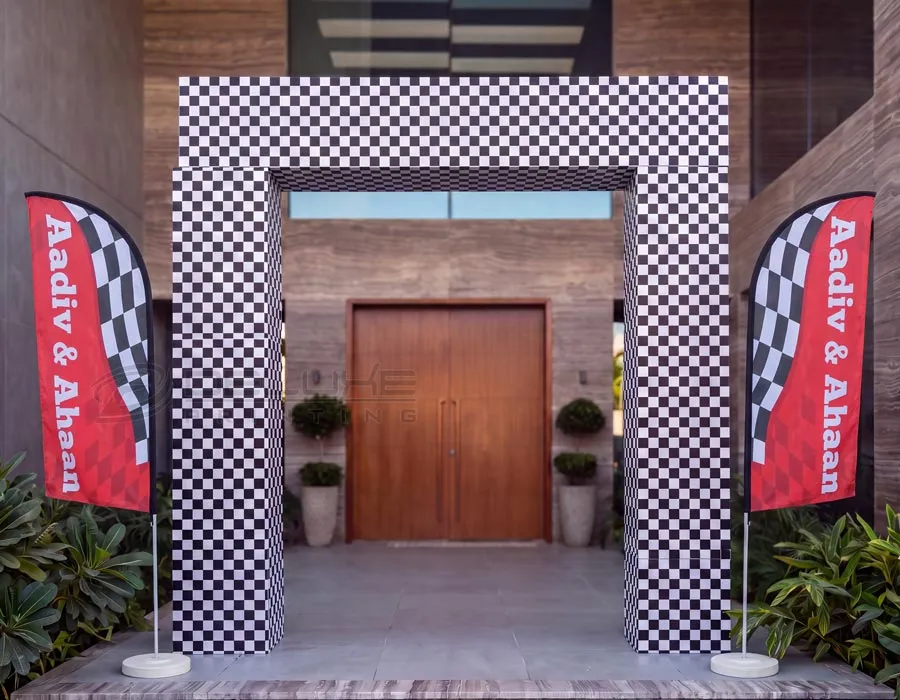 Wooden Backdrop With Base Dubai