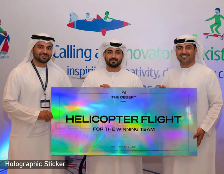 Cheque Poster Printing Dubai