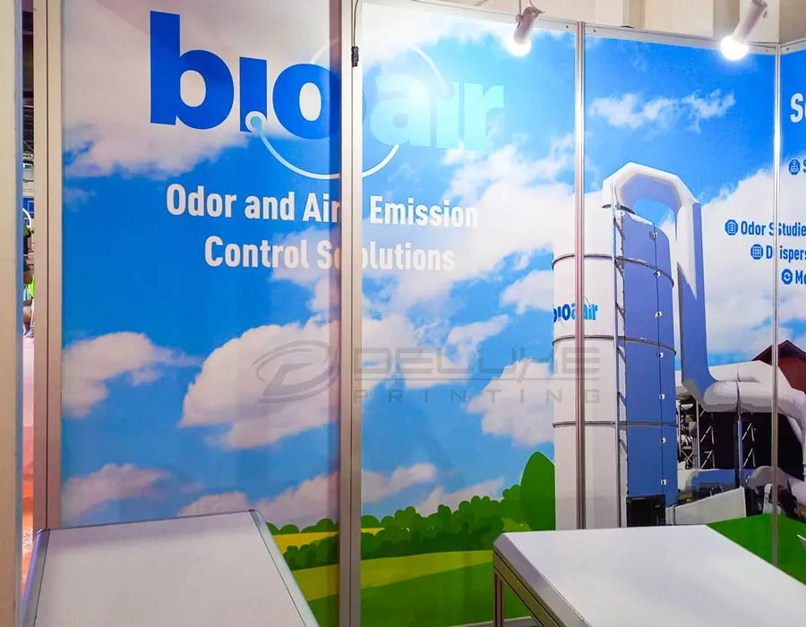 PVC Banner Shell Scheme Booth Branding Branding