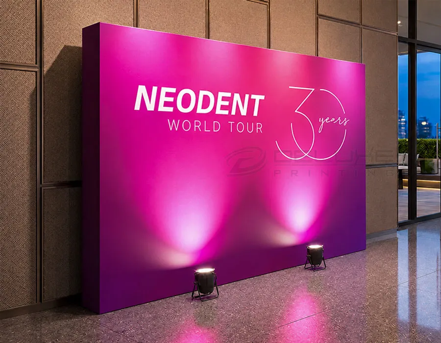 Wooden Frame Backdrop Printing Dubai