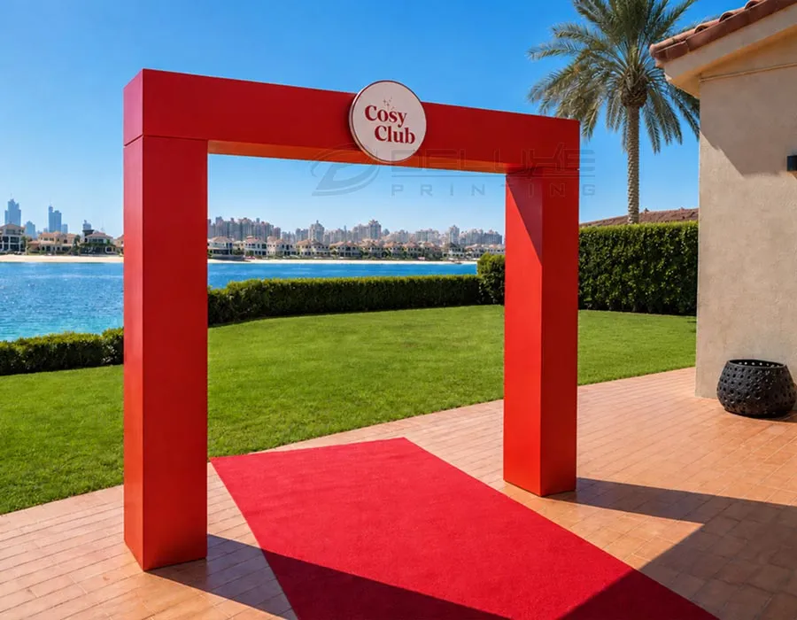 Wooden Backdrop With Base Dubai