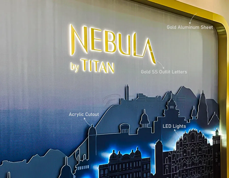 Wooden Backdrop With Base Dubai