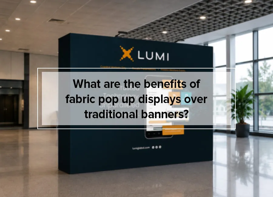 What are the Benefits of Fabric Pop Up Displays Over Traditional Banners?