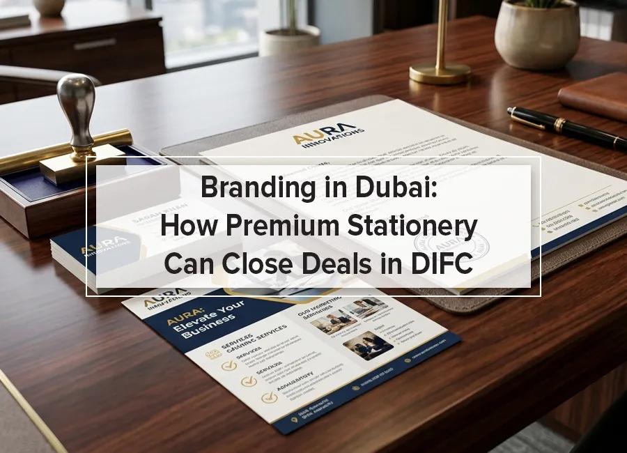 Branding in Dubai: How Premium Stationery Can Close Deals in DIFC