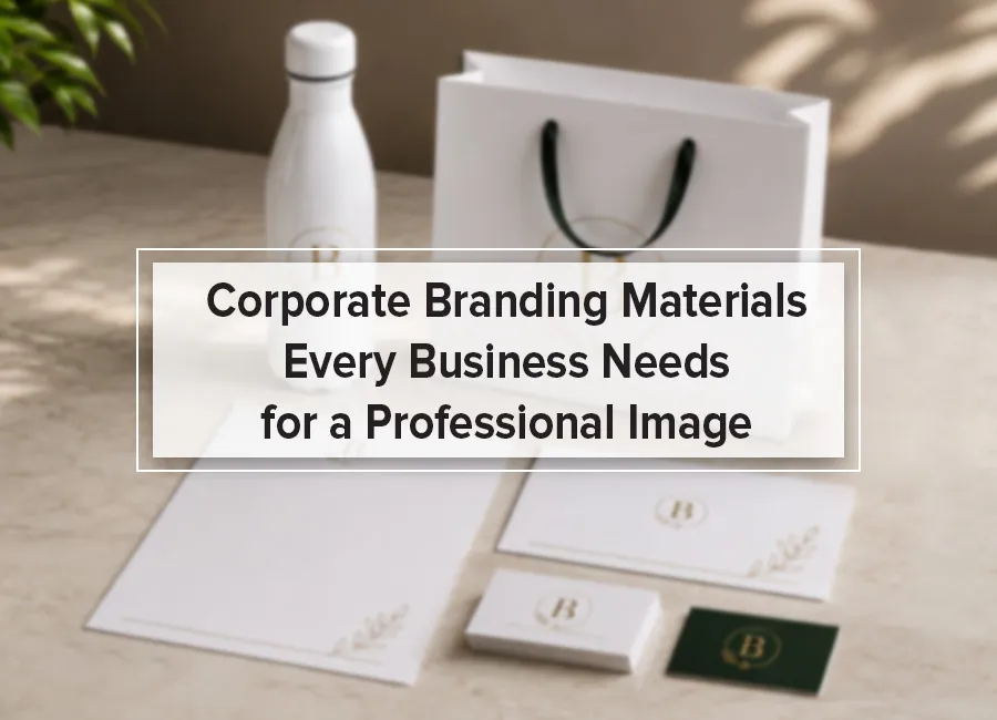 Corporate Branding Materials Every Business Needs for a Professional Image