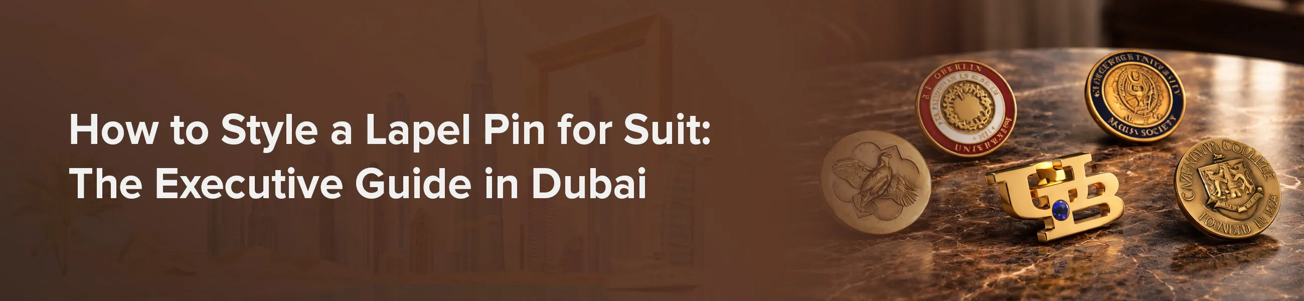 How to Style a Lapel Pin for Suit: The Executive Guide in Dubai