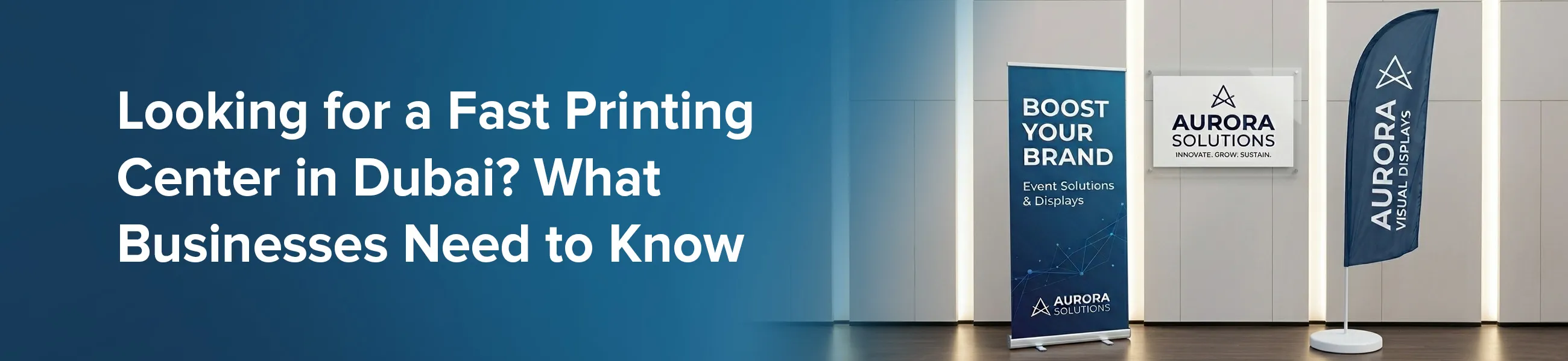 Looking for a Fast Printing Center in Dubai? What Businesses Need to Know