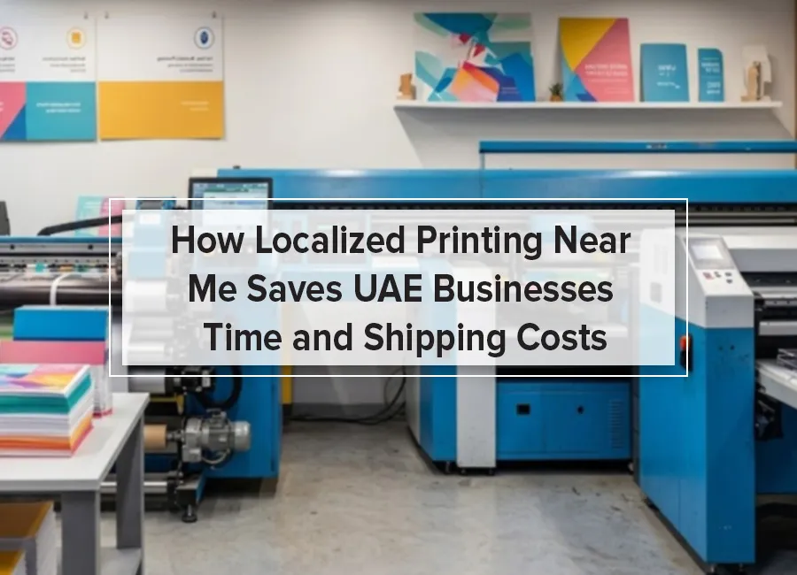 How Localized Printing Near Me Saves UAE Businesses Time and Shipping Costs