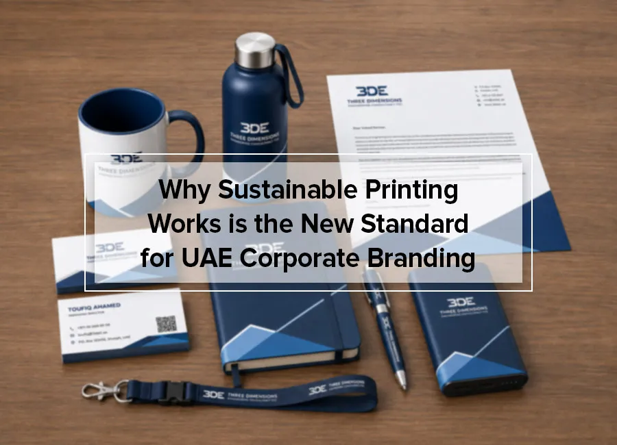Why Sustainable Printing Works is the New Standard for UAE Corporate Branding