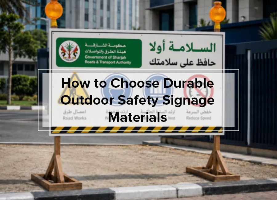 How to Choose Durable Outdoor Safety Signage Materials?