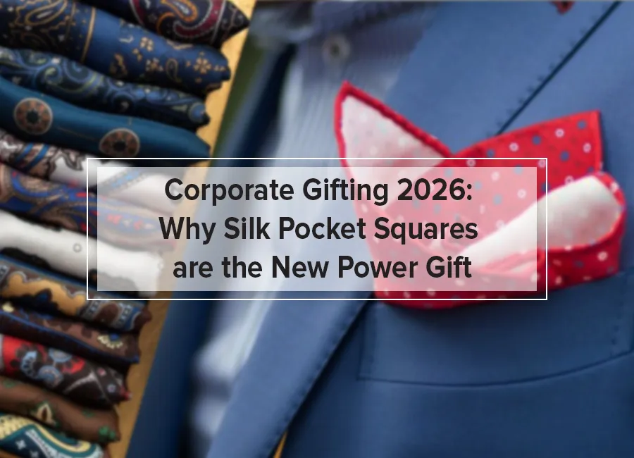Corporate Gifting 2026: Why Silk Pocket Squares are the New Power Gift