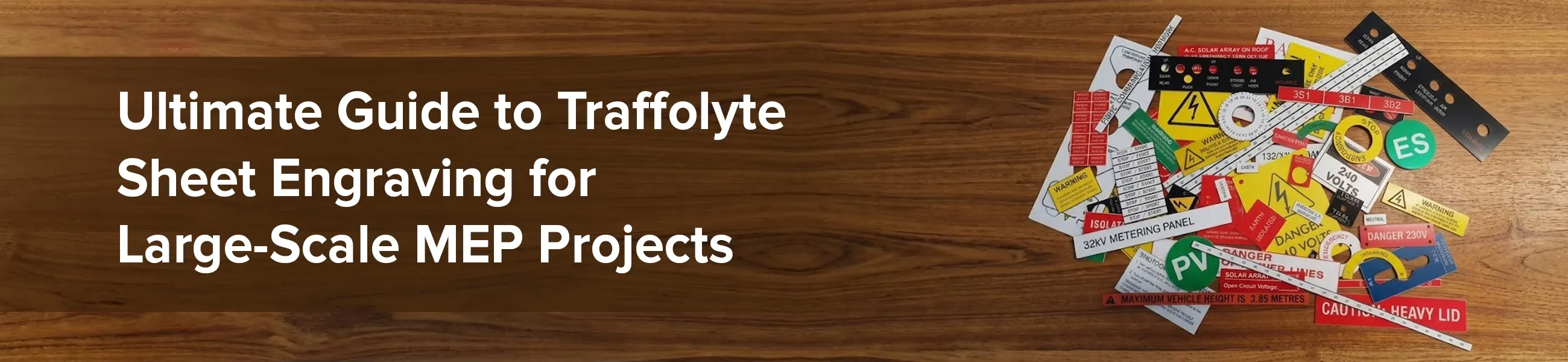 Ultimate Guide to Traffolyte Sheet Engraving for Large-Scale MEP Projects