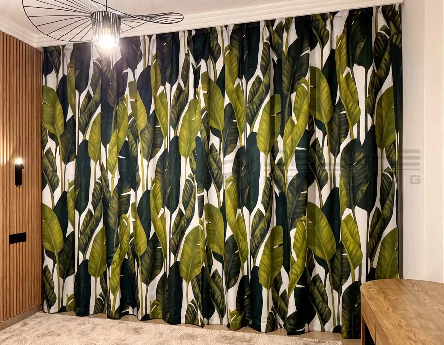 window length curtains printing dubai