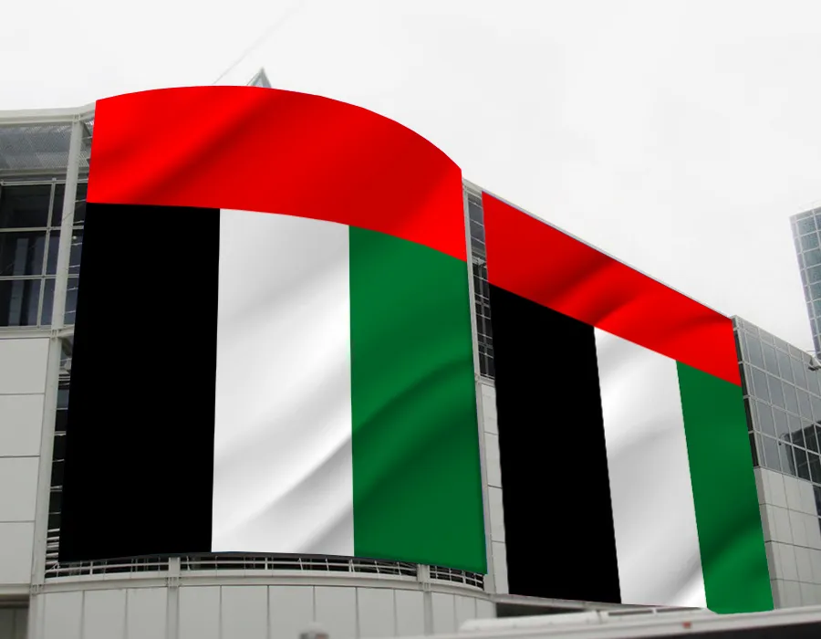 giant flags printing Dubai