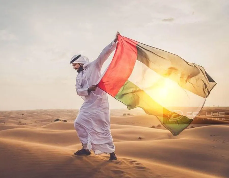 hand flag printing dubai
