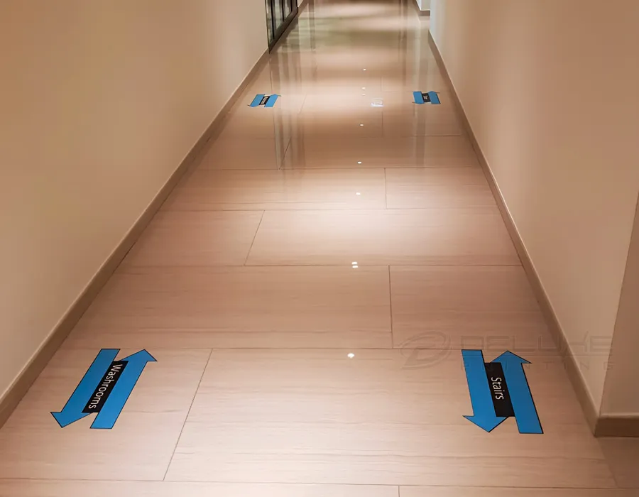 Floor Direction Sticker Dubai