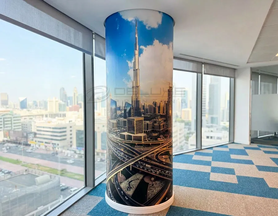 Outdoor Pillar Branding Dubai