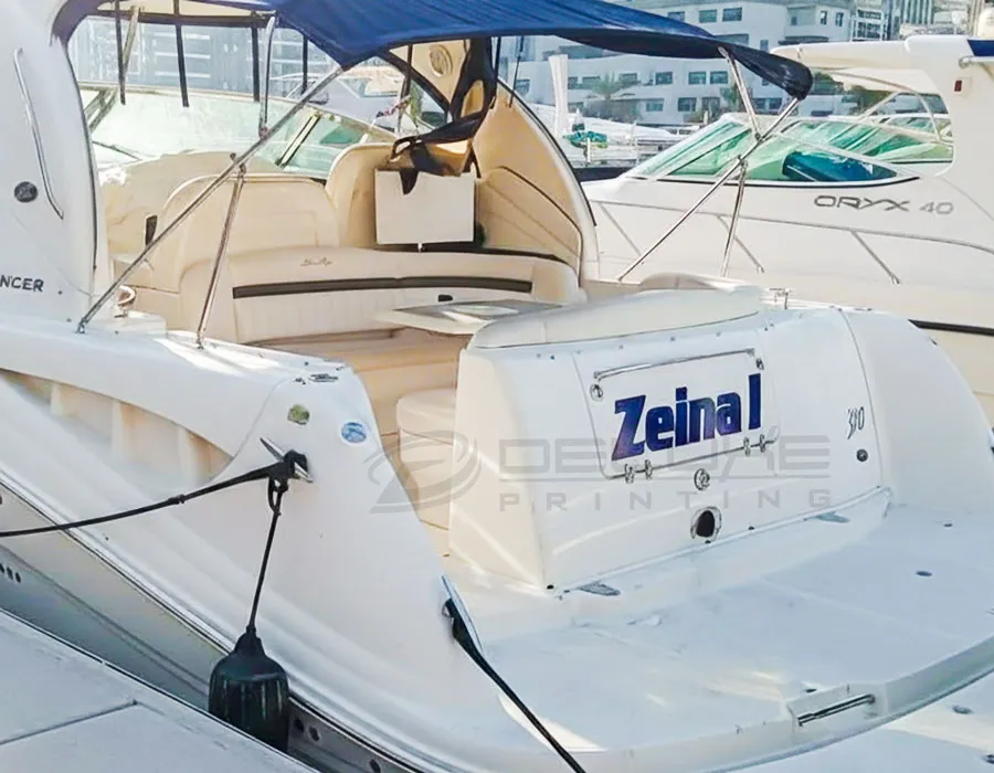 Boat Decals Printing Dubai
