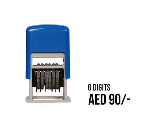 Manual Numbering Stamp Dubai