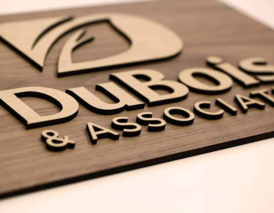 3D wooden Signage Dubai