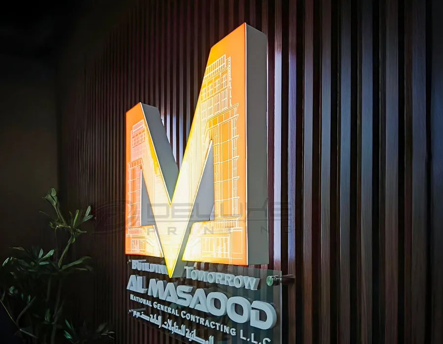 Acrylic Box Sign Board Dubai