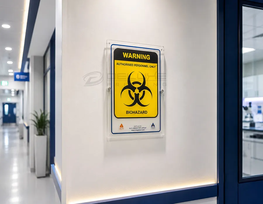 Acrylic Safety Signs in Dubai