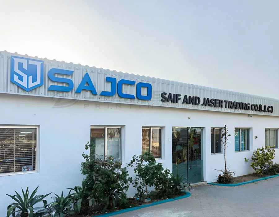 Aluminum Unlit Signage