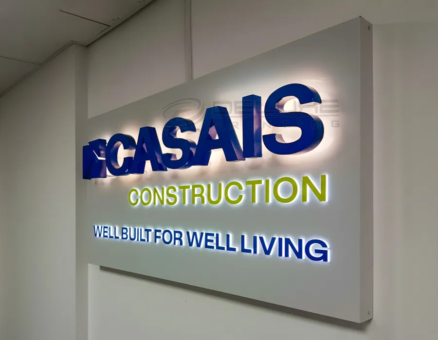 Aluminum Backlit Signage