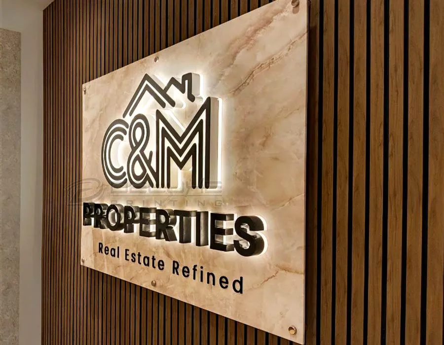 Aluminum Outlit Signage Dubai