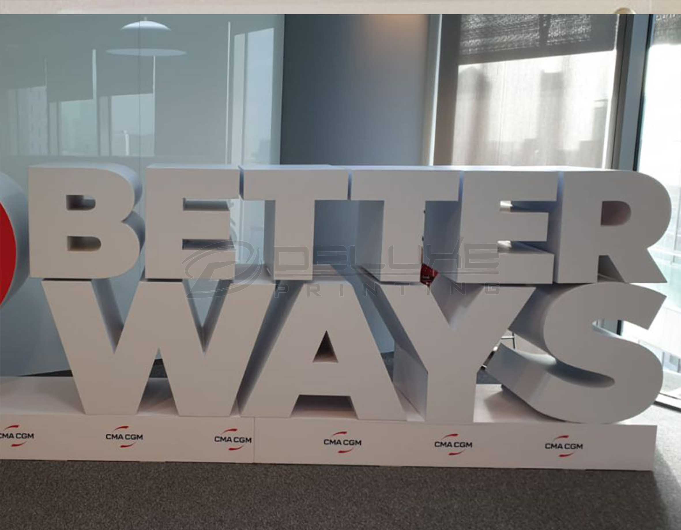 Forex / Foam letters Dubai