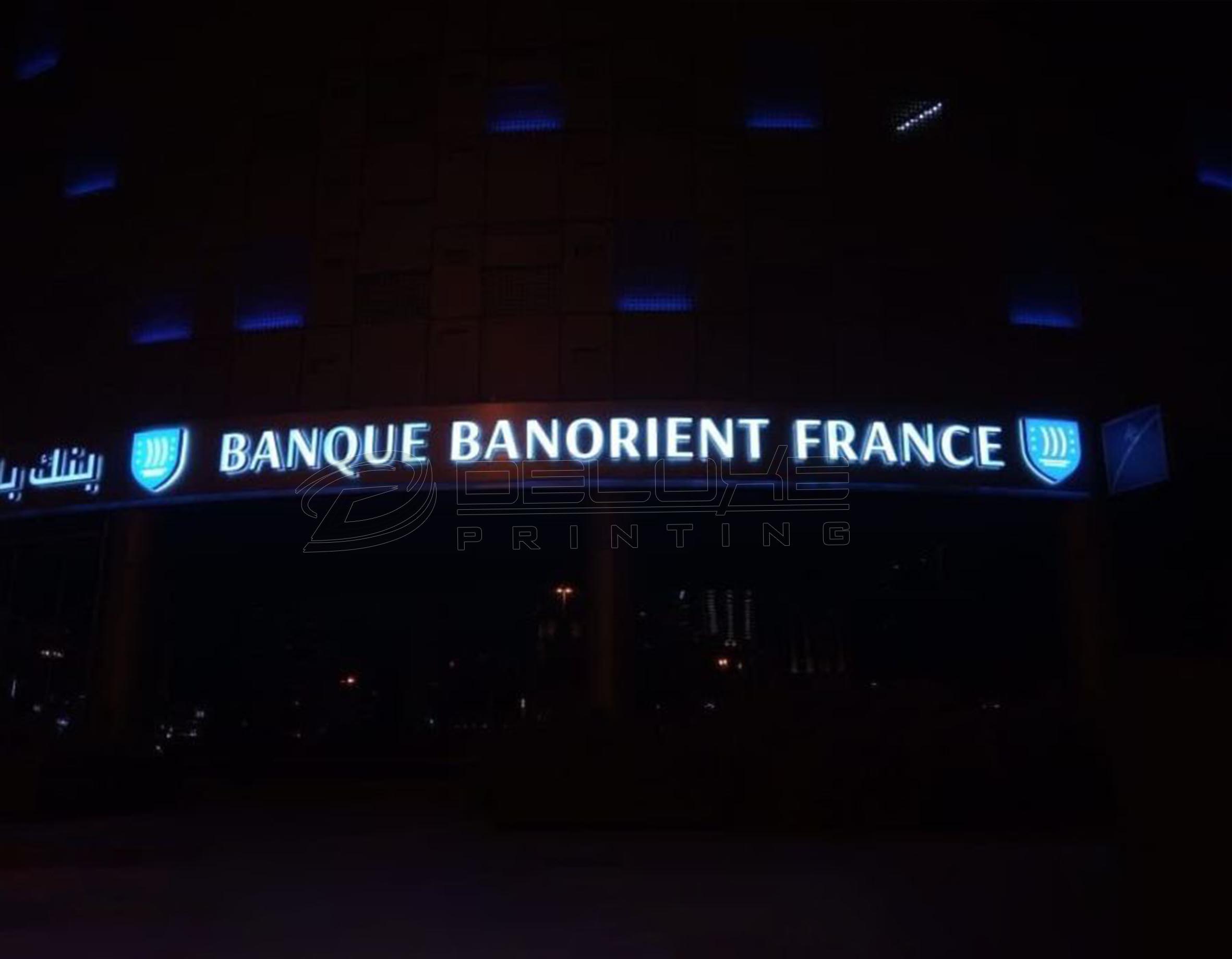 Frontlit 3D Signage Dubai