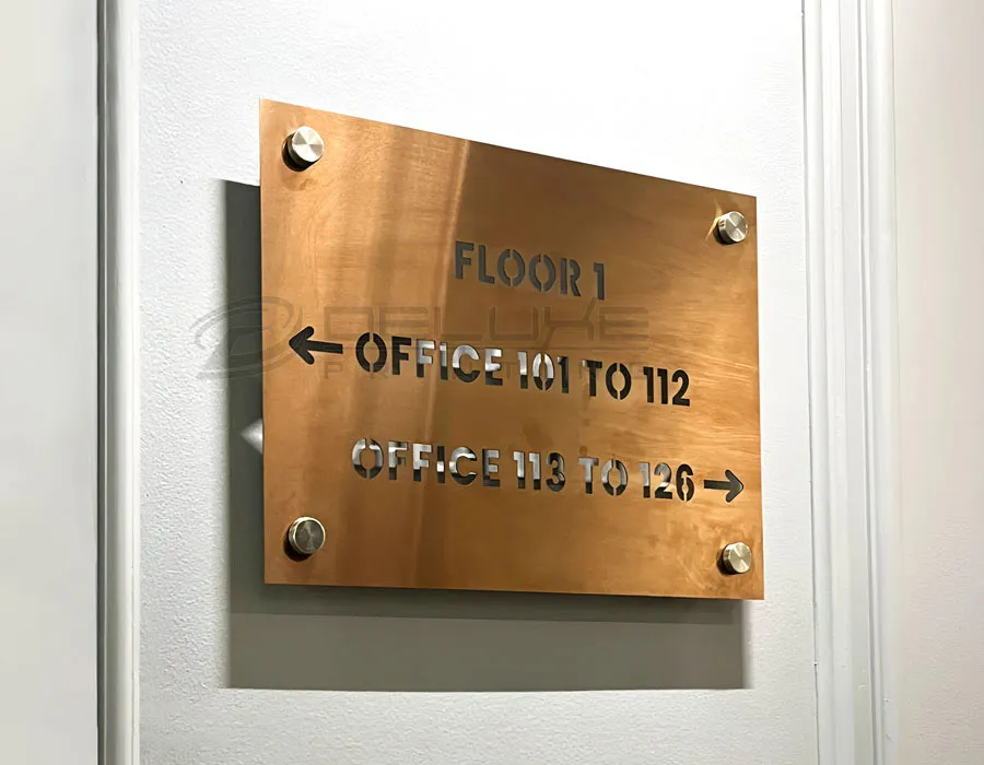 Metal Name Plates Dubai