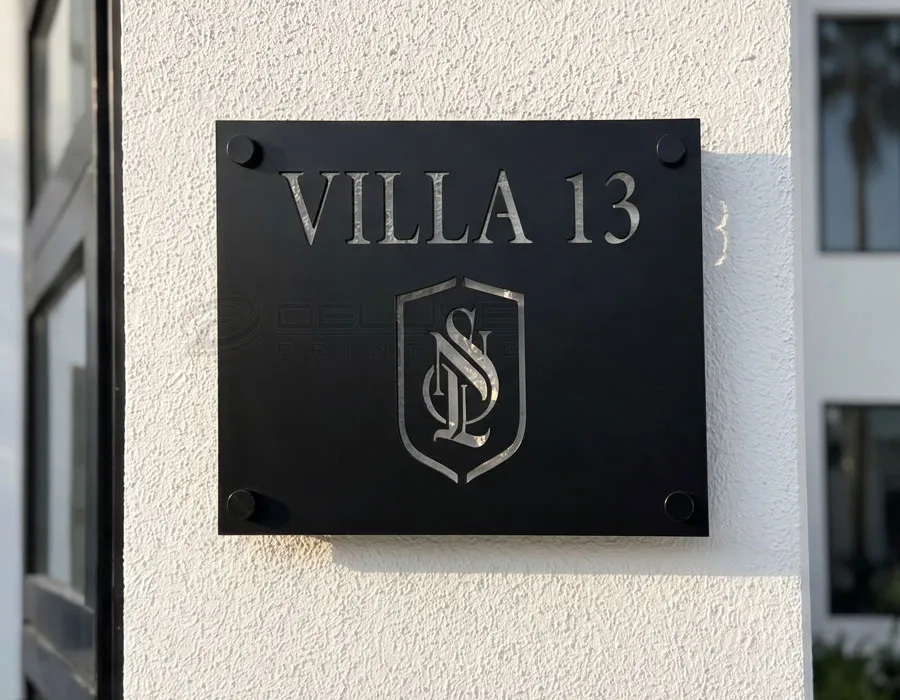 Metal Name Plates Dubai