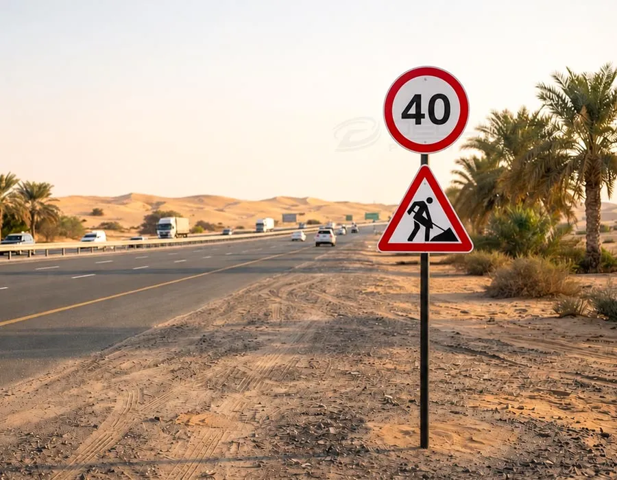 Pole Safety Signs in Dubai