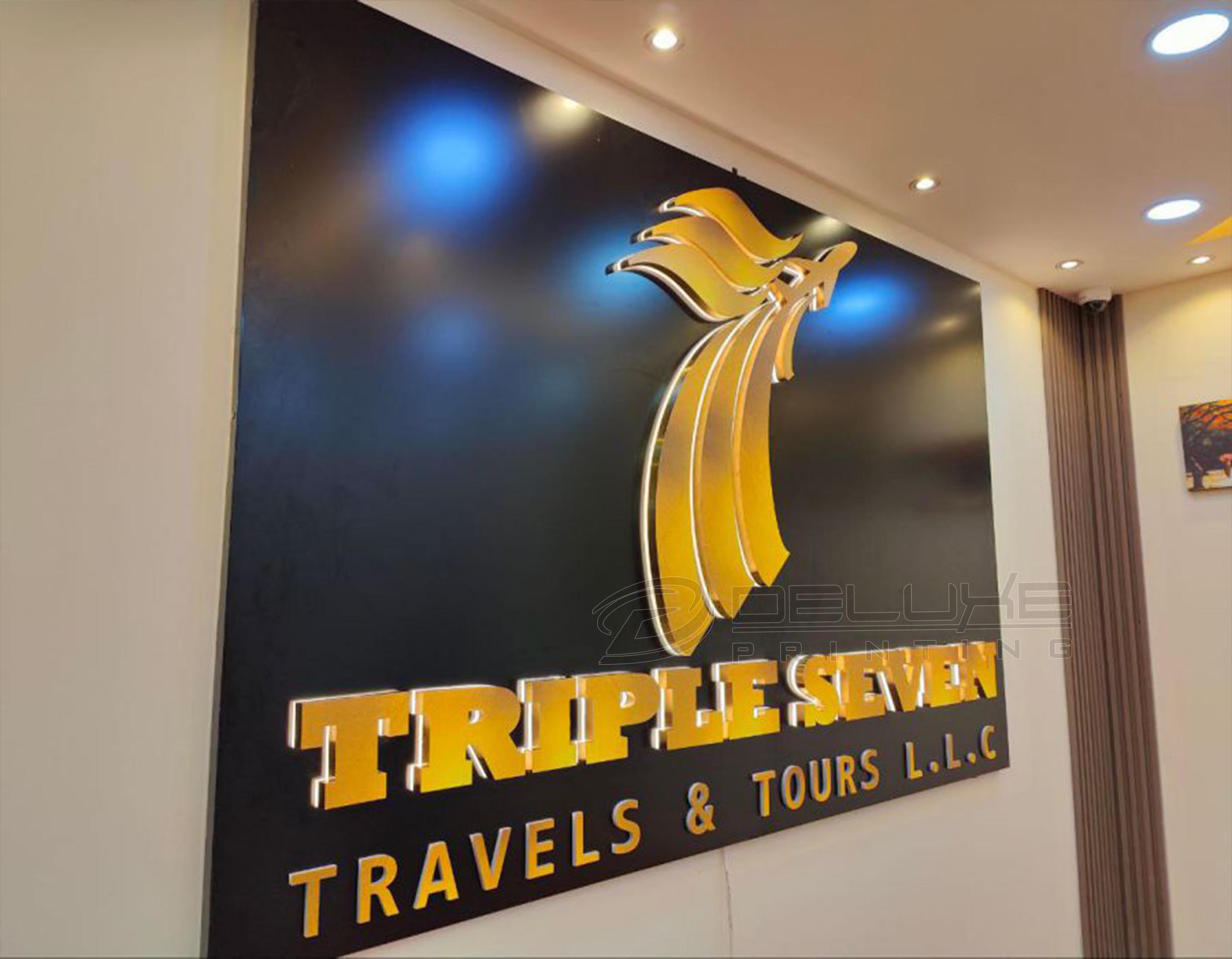 Push Through 3D Signage Dubai