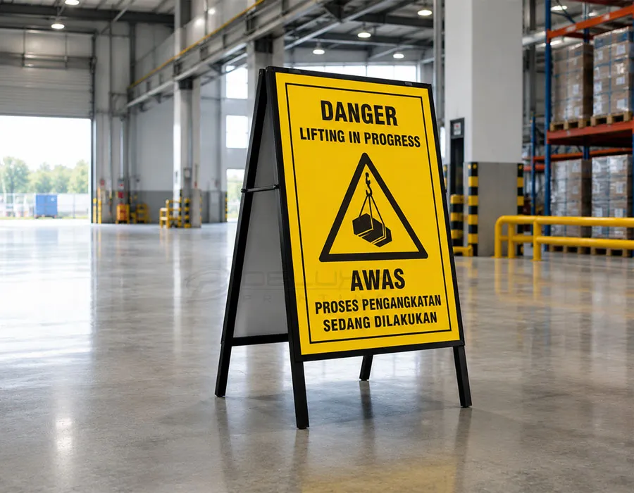 Self Standing Safety Signs in Dubai