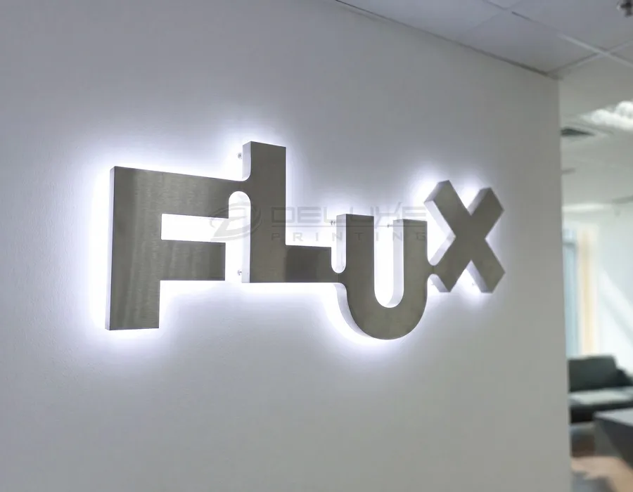 SS Mirror Finish Backlit Signage