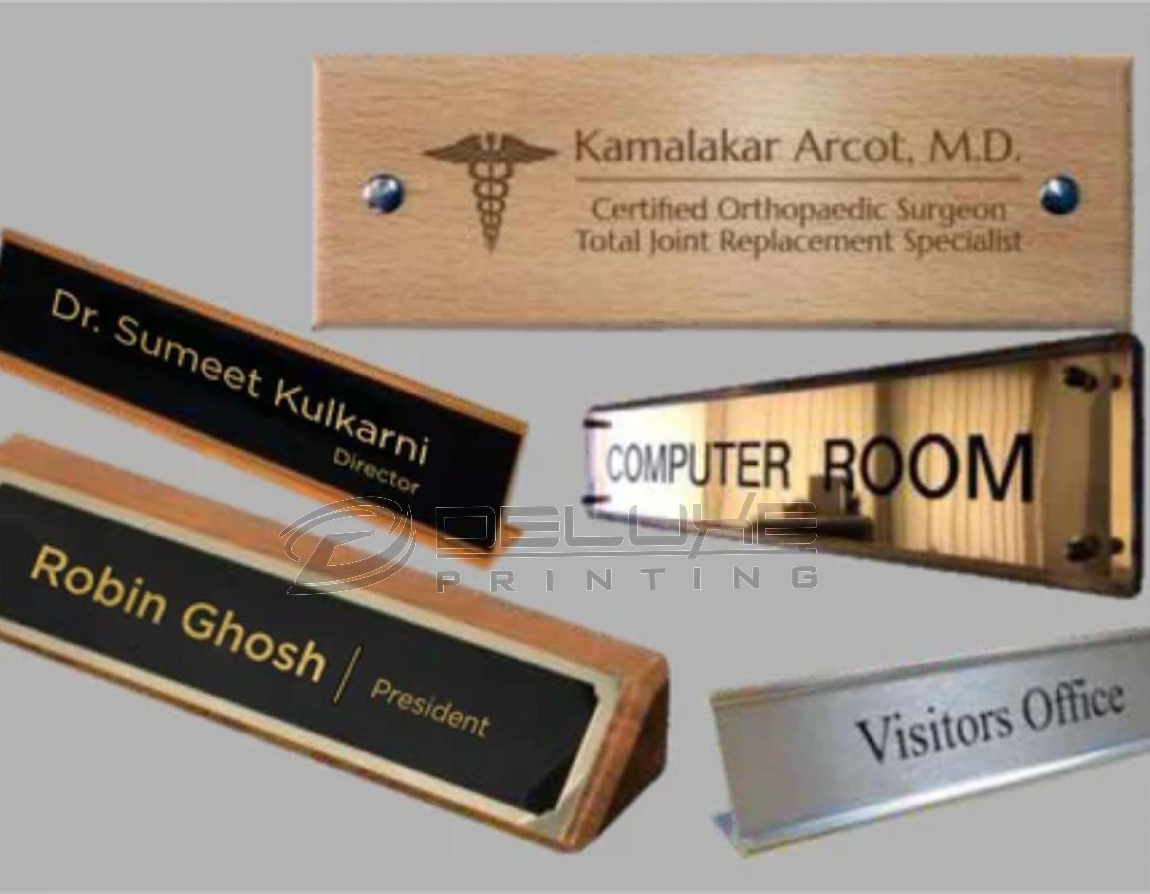 Table Top Plats / Sign Dubai