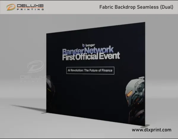 Straight Fabric Backdrop Dubai